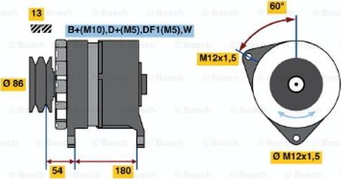 BOSCH 0 120 689 556 - Alternator furqanavto.az