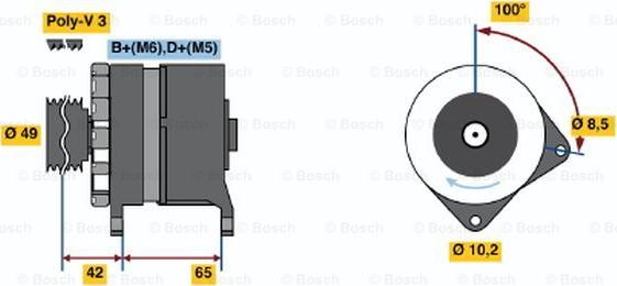 BOSCH 0 120 339 547 - Alternator furqanavto.az