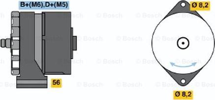 BOSCH 0 986 030 110 - Alternator furqanavto.az