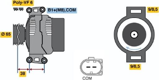 BOSCH 0 121 715 022 - Alternator furqanavto.az