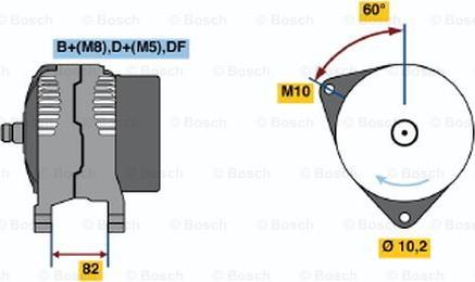 BOSCH 0 123 520 027 - Alternator furqanavto.az