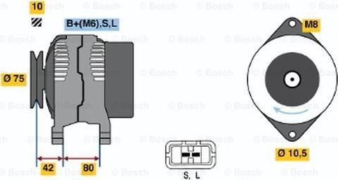 BOSCH 0 123 115 011 - Alternator furqanavto.az