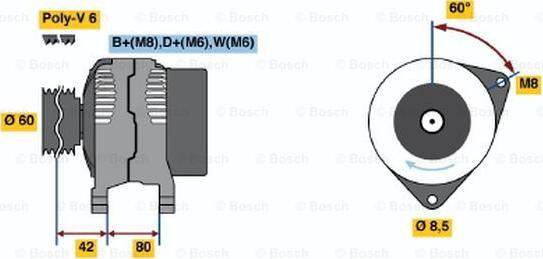 BOSCH 0 123 310 014 - Alternator furqanavto.az