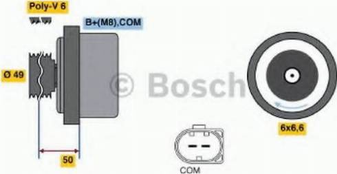 BOSCH 01220AA090 - Alternator furqanavto.az