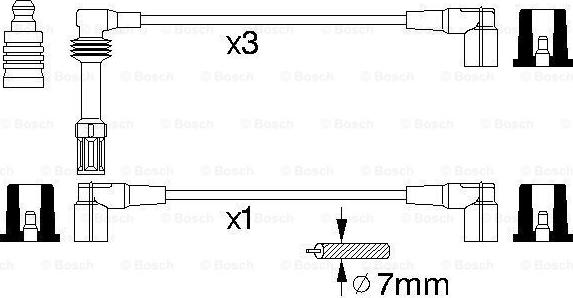 BOSCH 0 356 912 844 - Alovlanma kabeli dəsti furqanavto.az