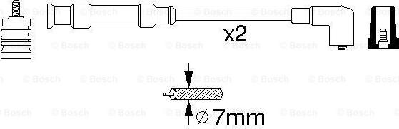 BOSCH 0 356 912 804 - Alovlanma kabeli dəsti furqanavto.az