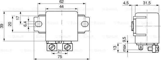 BOSCH 0 332 002 255 - Rele, əsas cərəyan furqanavto.az