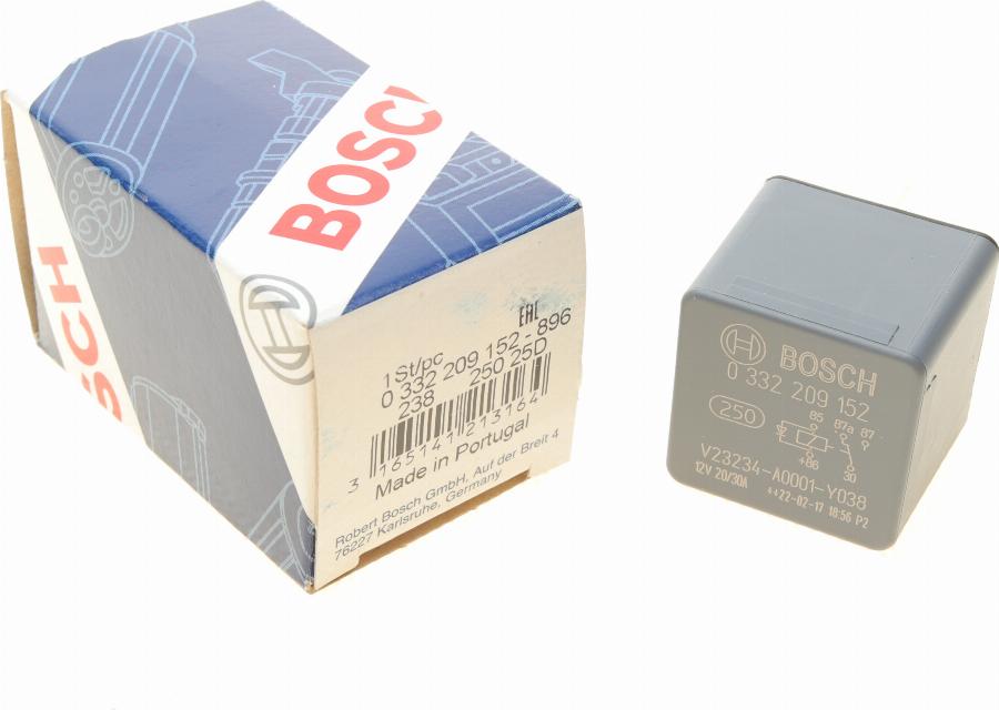 BOSCH 0 332 209 152 - Rele, əsas cərəyan furqanavto.az