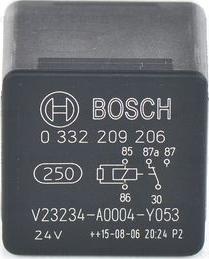 BOSCH 0 332 209 206 - Rele, ABS furqanavto.az