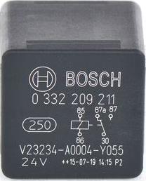 BOSCH 0 332 209 211 - Çoxfunksiyalı Rele furqanavto.az