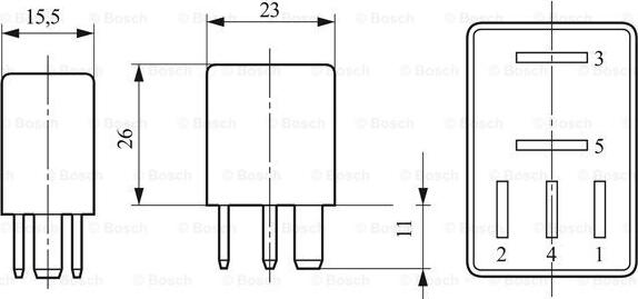 BOSCH 0 332 207 405 - Rele, əsas cərəyan furqanavto.az