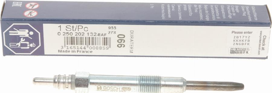 BOSCH 0 250 202 132 - İşıqlandırma şamı furqanavto.az