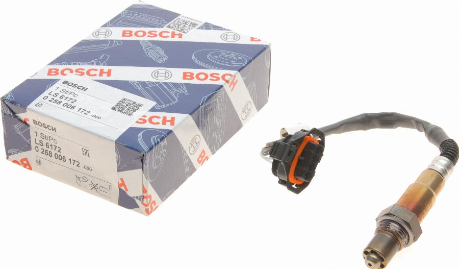 BOSCH 0 258 006 172 - Lambda Sensoru furqanavto.az