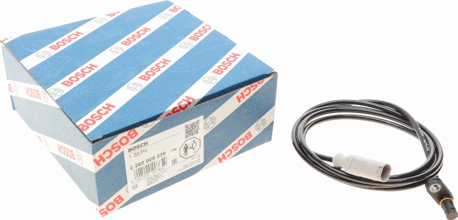 BOSCH 0 265 009 339 - Sensor, təkər sürəti furqanavto.az