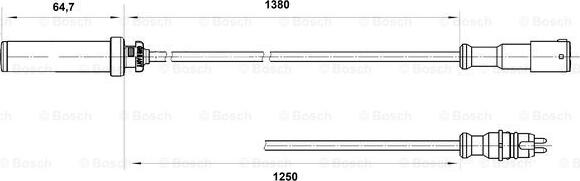 BOSCH 0 265 004 015 - Sensor, təkər sürəti furqanavto.az