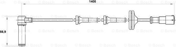 BOSCH 0 265 004 011 - Sensor, təkər sürəti furqanavto.az