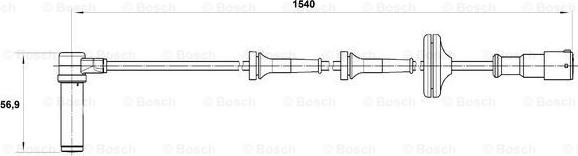 BOSCH 0 265 004 012 - Sensor, təkər sürəti furqanavto.az