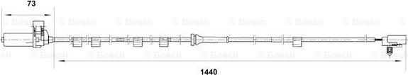 BOSCH 0 265 006 816 - Sensor, təkər sürəti furqanavto.az