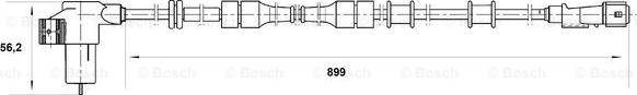 BOSCH 0 265 006 207 - Sensor, təkər sürəti furqanavto.az