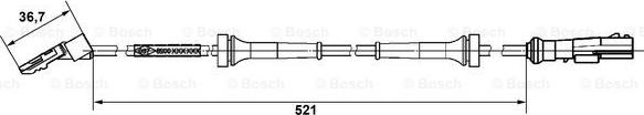 BOSCH 0 265 007 937 - Sensor, təkər sürəti furqanavto.az