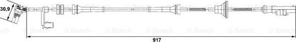 BOSCH 0 265 007 688 - Sensor, təkər sürəti furqanavto.az