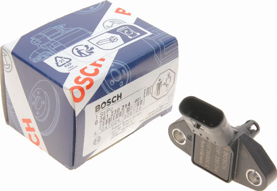 BOSCH 0 261 230 214 - Sensor, təzyiqi artırın furqanavto.az