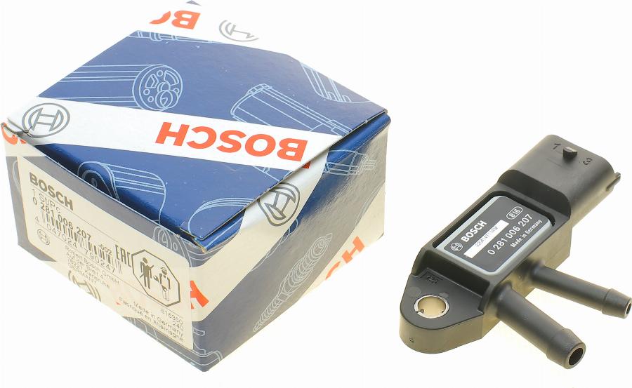 BOSCH 0 281 006 207 - Sensor, işlənmiş təzyiq furqanavto.az