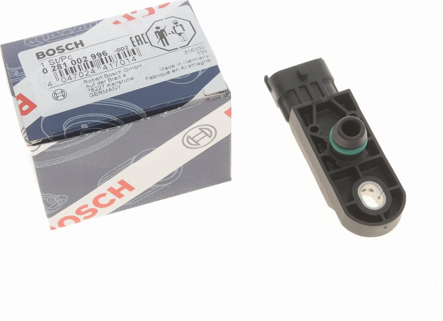 BOSCH 0 281 002 996 - Sensor, təzyiqi artırın furqanavto.az