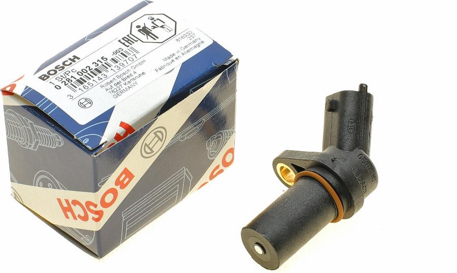 BOSCH 0 281 002 315 - Sensor, krank mili nəbzi furqanavto.az