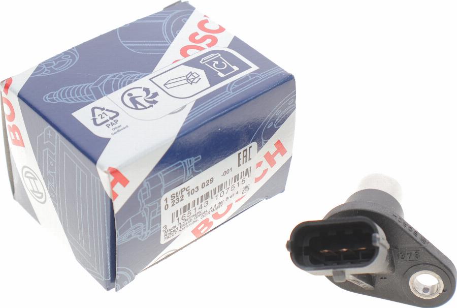 BOSCH 0 232 103 029 - Sensor, eksantrik mili mövqeyi furqanavto.az