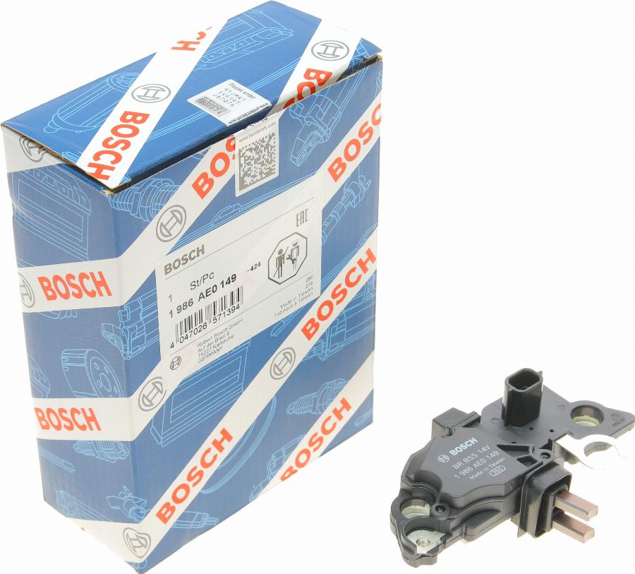 BOSCH 1 986 AE0 149 - Gərginlik tənzimləyicisi, alternator furqanavto.az