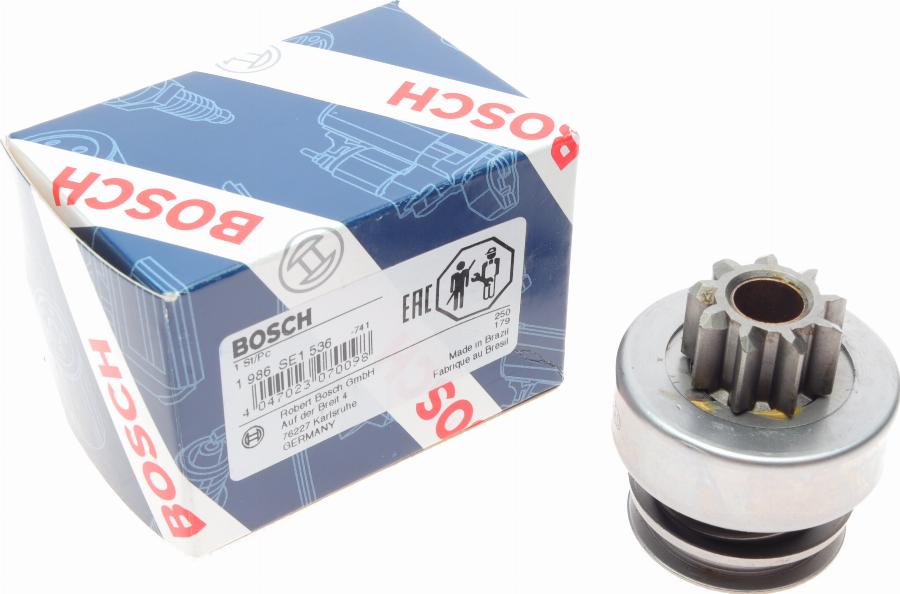 BOSCH 1 986 SE1 536 - Pinion, başlanğıc furqanavto.az