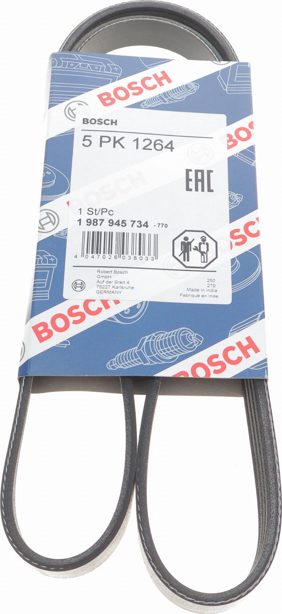 BOSCH 1 987 945 734 - V-yivli kəmər furqanavto.az