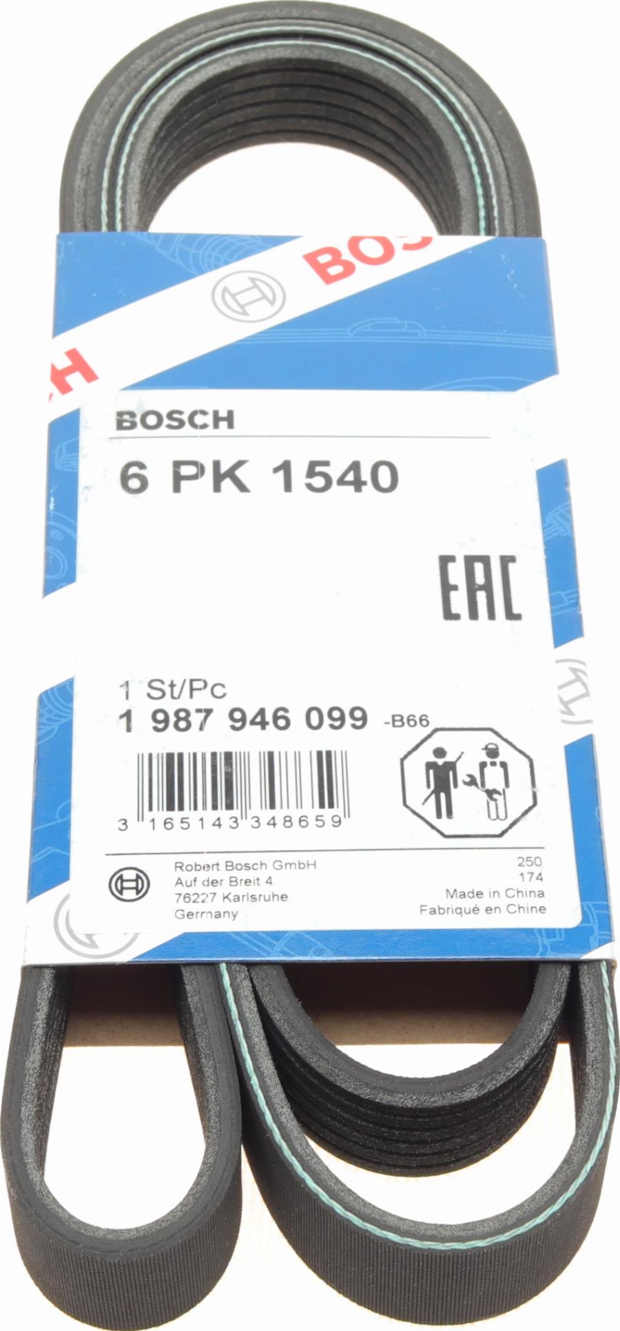 BOSCH 1 987 946 099 - V-yivli kəmər furqanavto.az