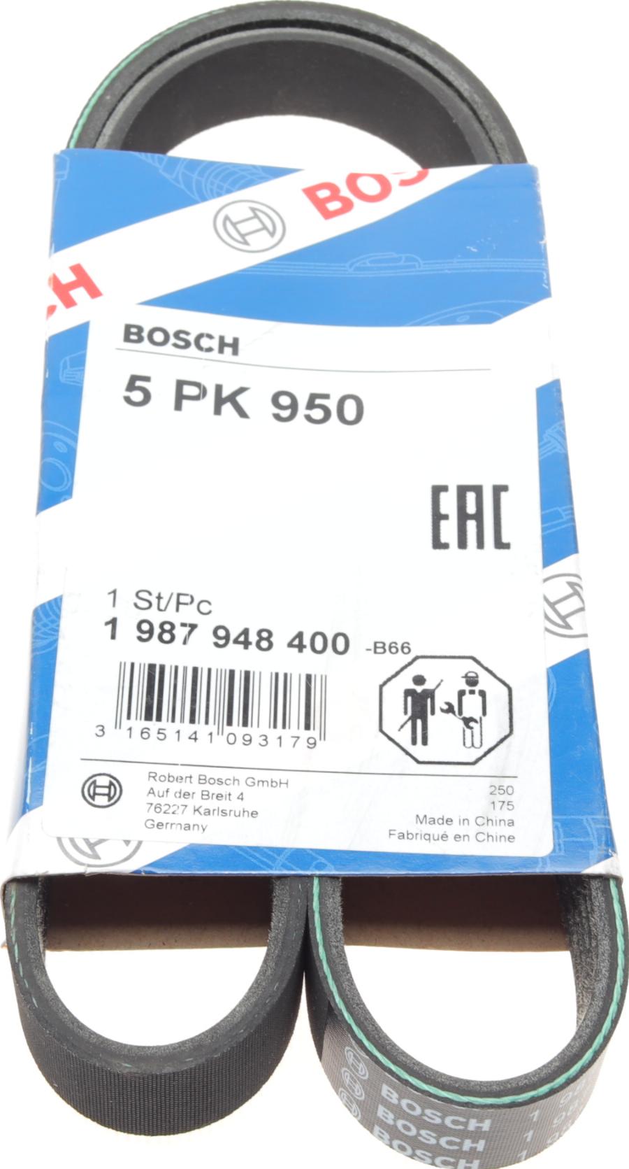 BOSCH 1 987 948 400 - V-yivli kəmər furqanavto.az