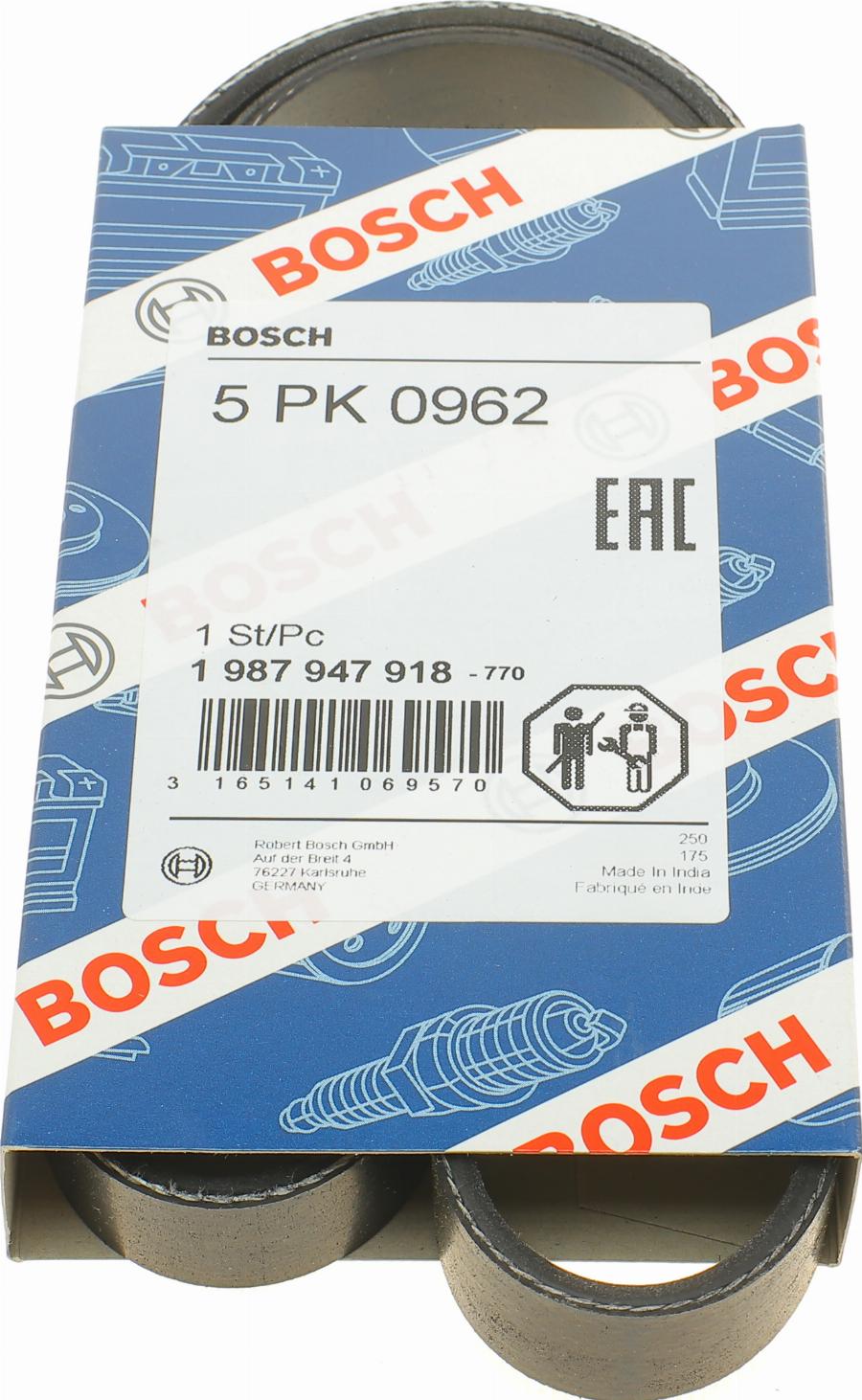 BOSCH 1 987 947 918 - V-yivli kəmər furqanavto.az