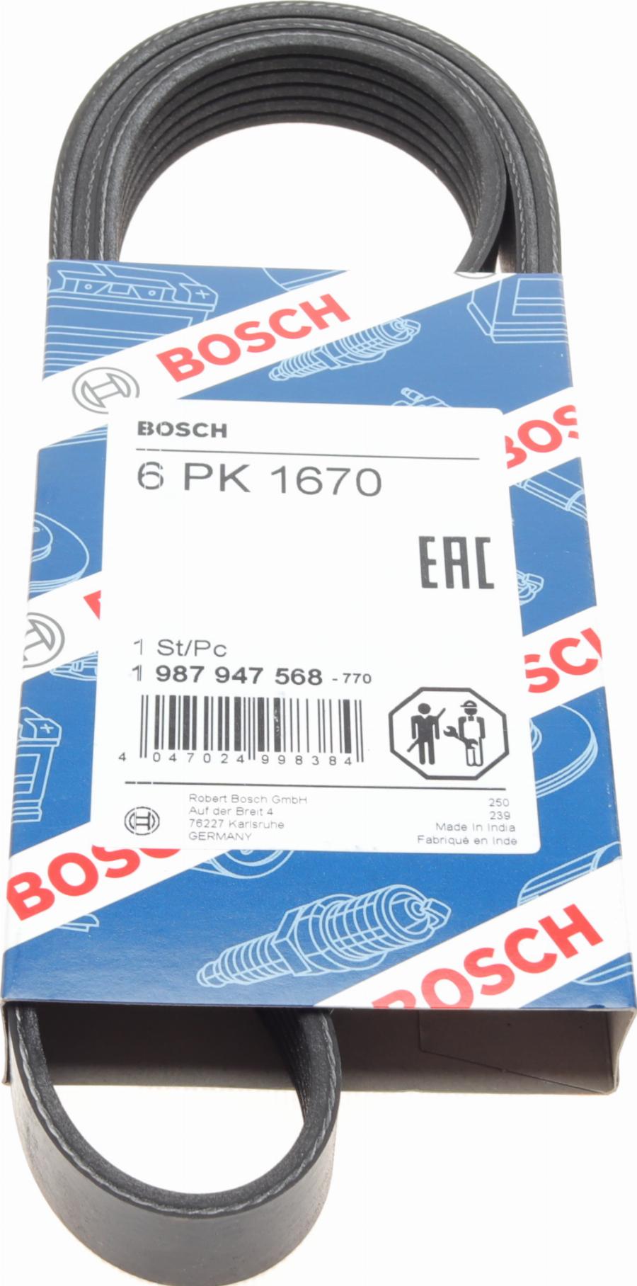 BOSCH 1 987 947 568 - V-yivli kəmər furqanavto.az