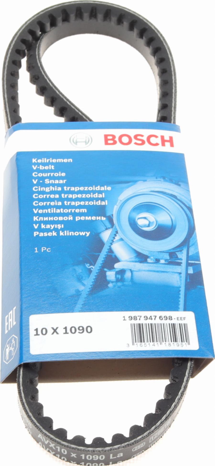 BOSCH 1 987 947 698 - V-kəmər furqanavto.az