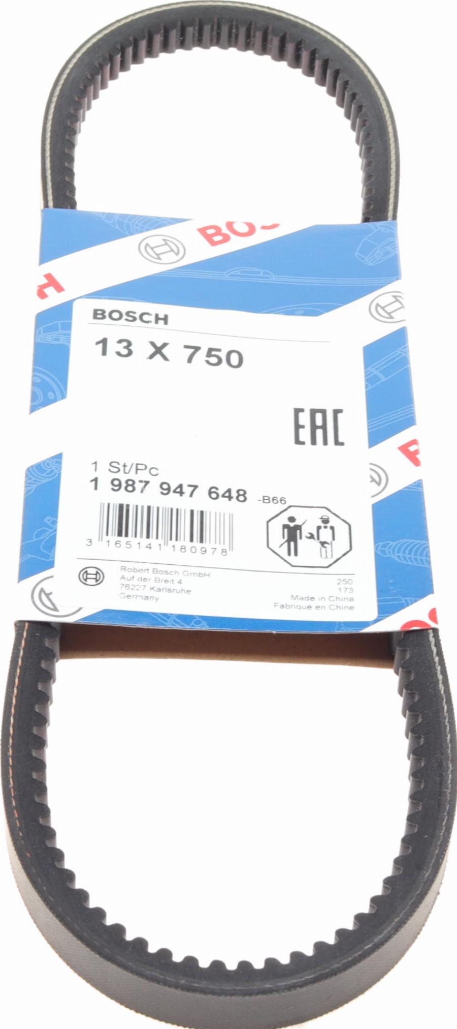 BOSCH 1 987 947 648 - V-kəmər furqanavto.az