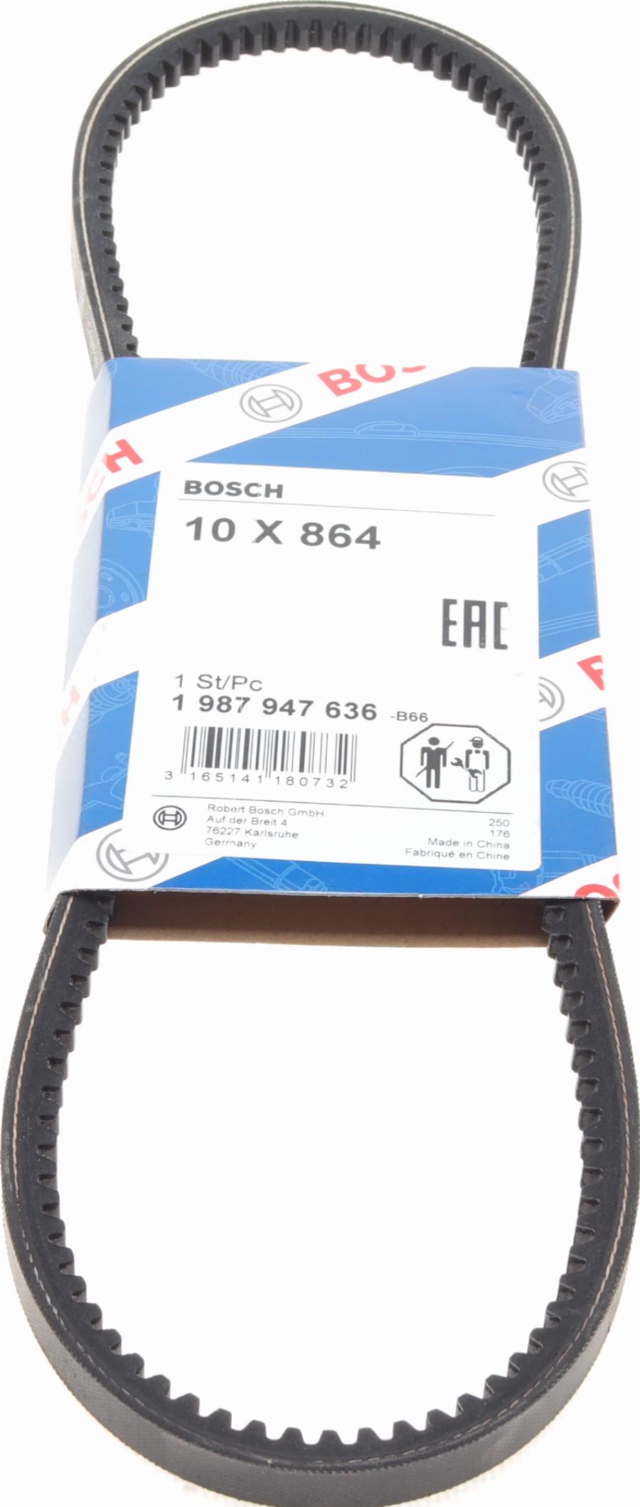 BOSCH 1 987 947 636 - V-kəmər furqanavto.az