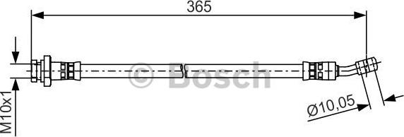 BOSCH 1 987 481 499 - Əyləc şlanqı furqanavto.az