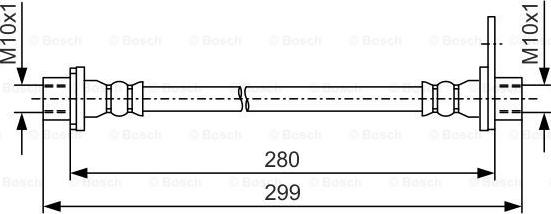 BOSCH 1 987 481 441 - Əyləc şlanqı furqanavto.az