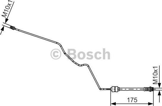 BOSCH 1 987 481 419 - Əyləc şlanqı furqanavto.az