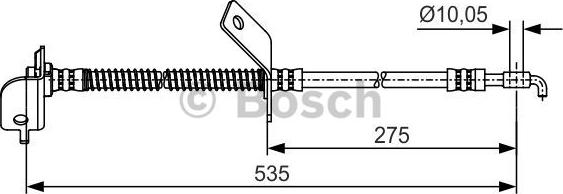 BOSCH 1 987 481 415 - Əyləc şlanqı furqanavto.az