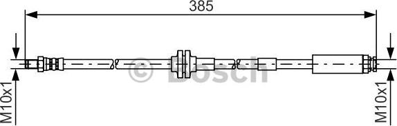 BOSCH 1 987 481 418 - Əyləc şlanqı furqanavto.az