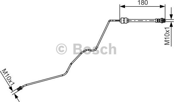 BOSCH 1 987 481 421 - Əyləc şlanqı furqanavto.az