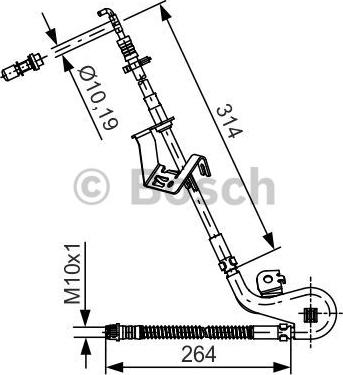 BOSCH 1 987 481 427 - Əyləc şlanqı furqanavto.az