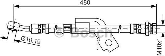 BOSCH 1 987 481 475 - Əyləc şlanqı furqanavto.az