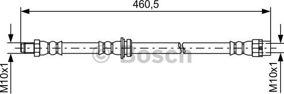 BOSCH 1 987 481 598 - Əyləc şlanqı furqanavto.az