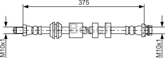 BOSCH 1 987 481 563 - Əyləc şlanqı furqanavto.az